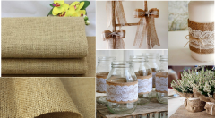 Kanaviçe Kumaş 1X50 Metre 10\' luk Sık Dokulu Jüt Kumaş Telis Bezi
