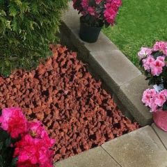 Pomza Taşı 10 KG 1-2 Cm Dekoratif Pomza Taşı Kırmızı Pomza Tarım Pomzası Lav Taşı Cüruf Ponza