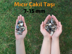 Dere çakıl taşı 30 kg 7-15 mm Mıcır dolomit taşı akvaryum taşı