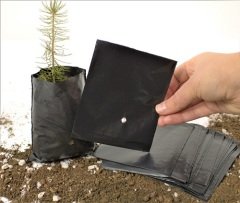 Fide Poşeti 9x11 cm 20 adet Fide Torbası Fidan Poşeti