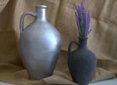 2'Li Çömlek Vazo Toprak Vazo Dekoratif Vazo Saksı