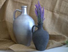 2'Li Çömlek Vazo Toprak Vazo Dekoratif Vazo Saksı