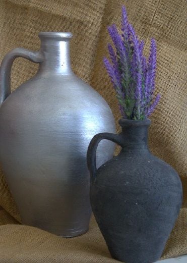 2'Li Çömlek Vazo Toprak Vazo Dekoratif Vazo Saksı