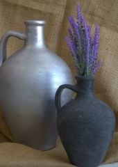 2'Li Çömlek Vazo Toprak Vazo Dekoratif Vazo Saksı