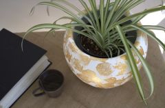 Çömlek Vazo 22x24 Cm Toprak Vazo Dekoratif Vazo