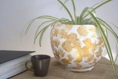 Çömlek Vazo 22x24 Cm Toprak Vazo Dekoratif Vazo