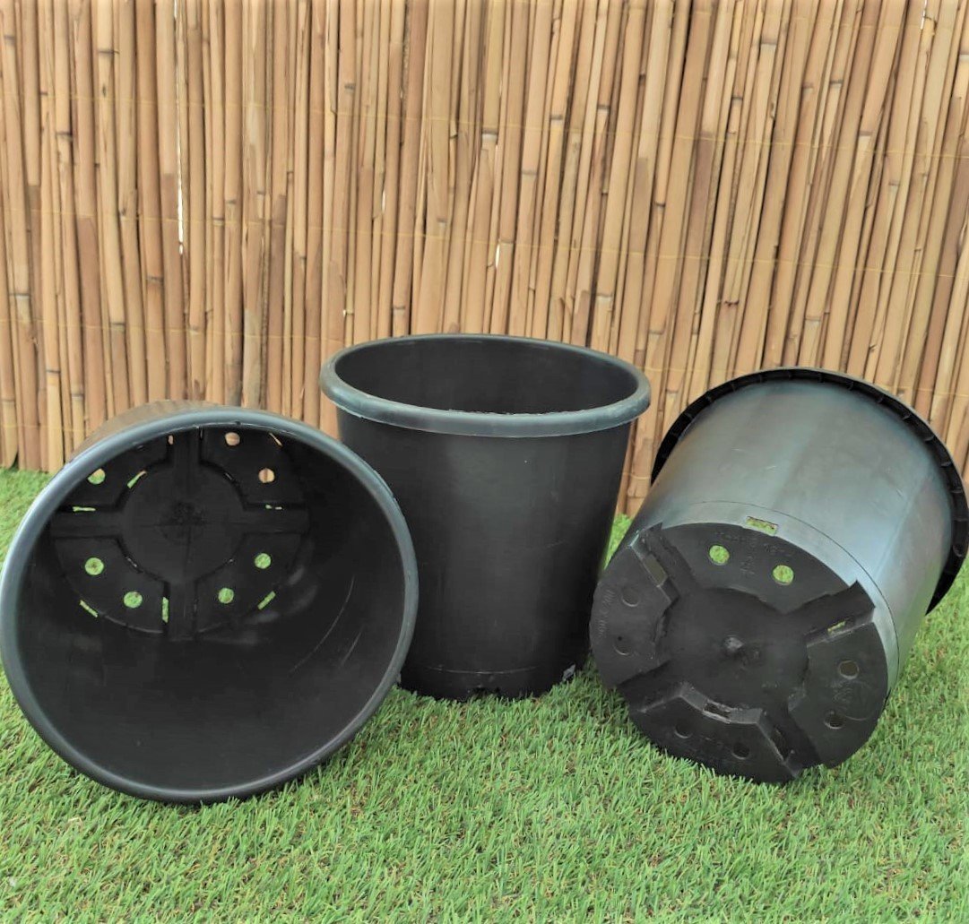 Yuvarlak Siyah Üretim Saksı 3,7 LT Üretim Saksısı ADET SEÇİN