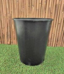 Yuvarlak Siyah Üretim Saksı 10 Adet 4,6 LT Üretim Saksısı