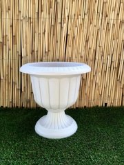 Renkli Nergis Saksı 1 Adet 25,3 Lt Krem Renk Nergis Model Saksı